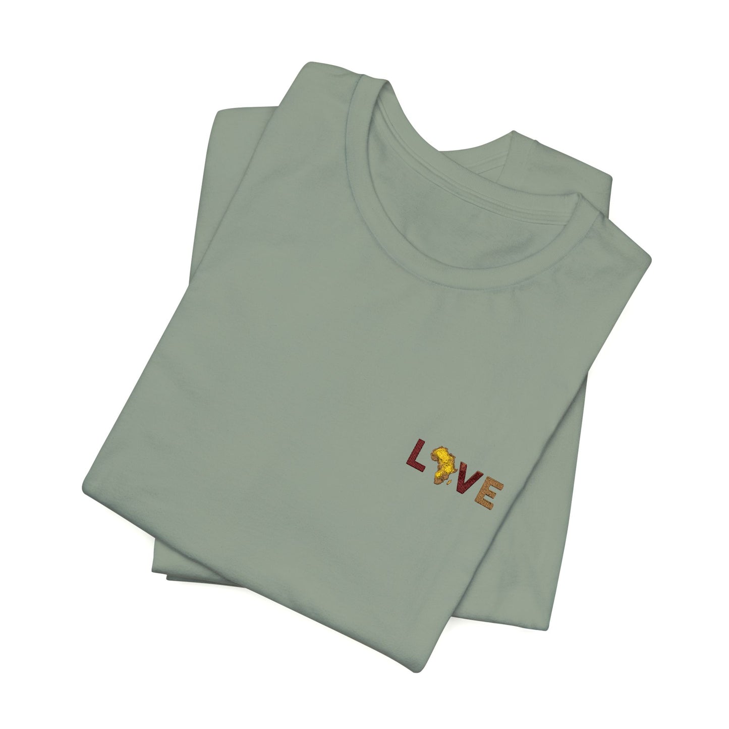 Love Africa Pocket Tee - Embroidered