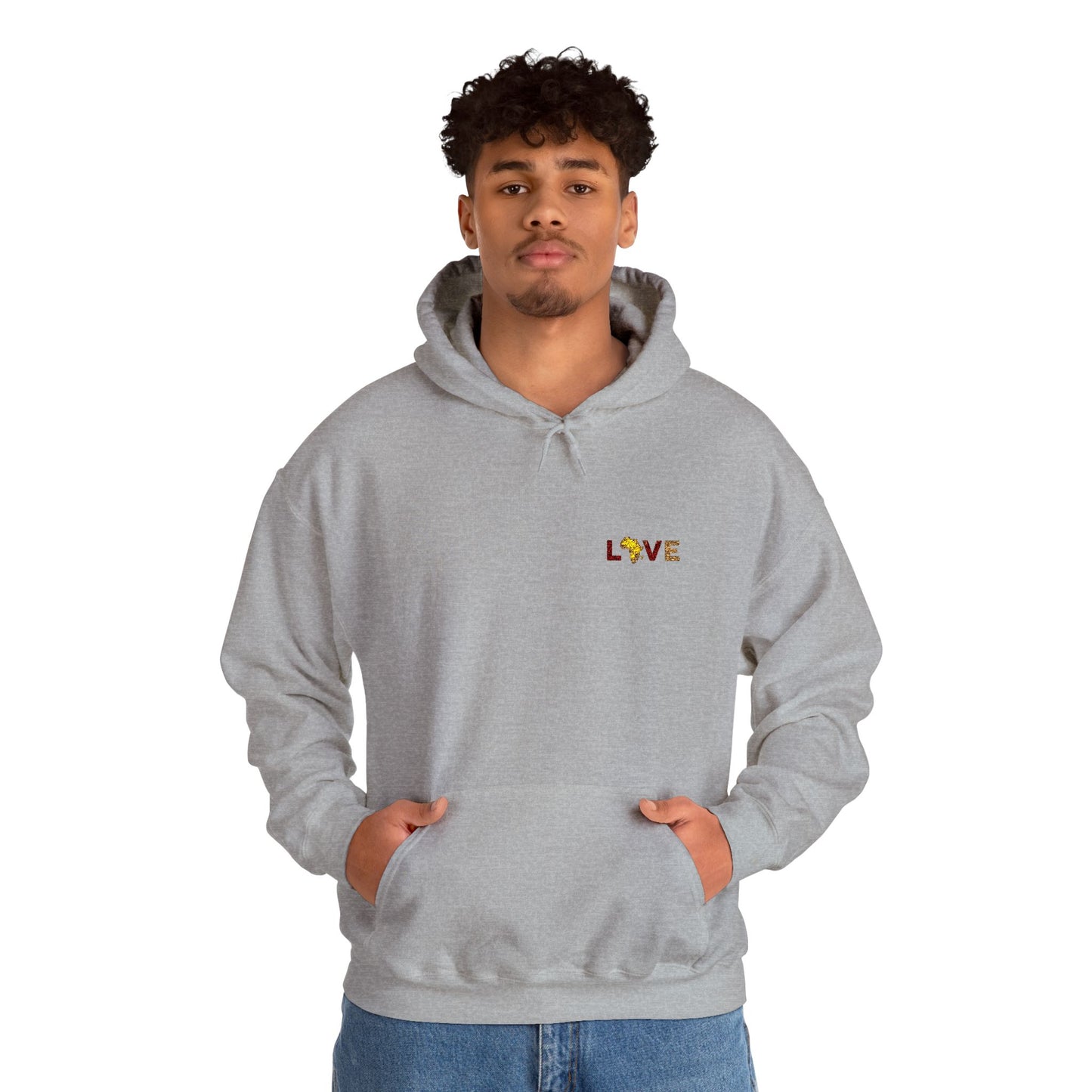 Love Africa Hoodie - Embroidered