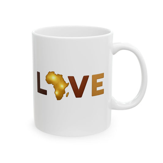 Love Africa Ceramic Mug, (11oz, 15oz)