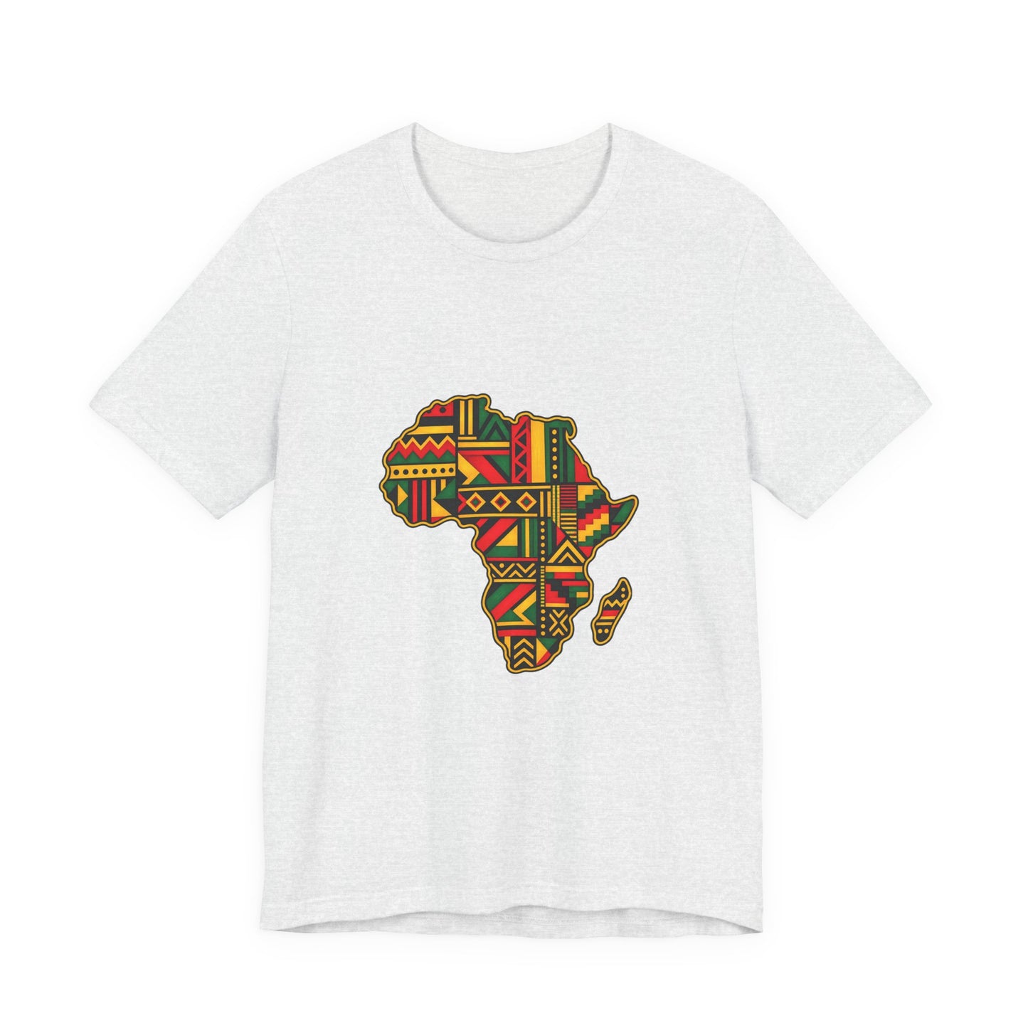 Africa Map T‑Shirt – Kente Pattern African Pride Tee