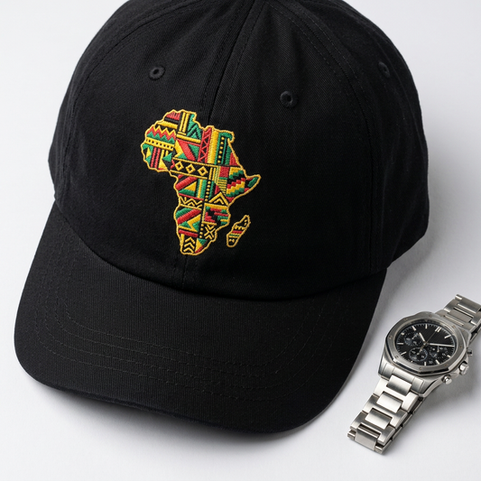 Africa Map Kente Classic Dad Cap