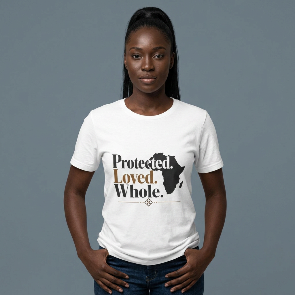 Feeling Loved  Protected Whole Africa T-Shirt