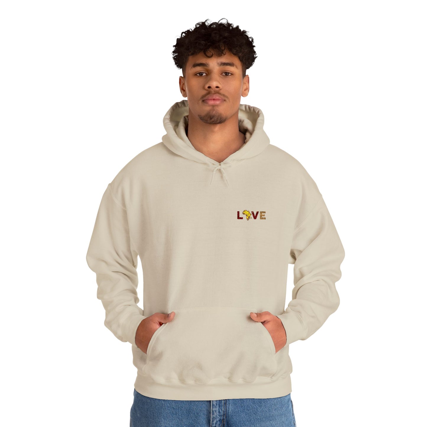 Love Africa Hoodie - Embroidered