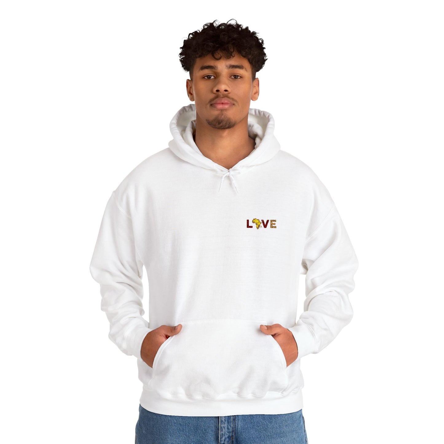 Love Africa Hoodie - Embroidered