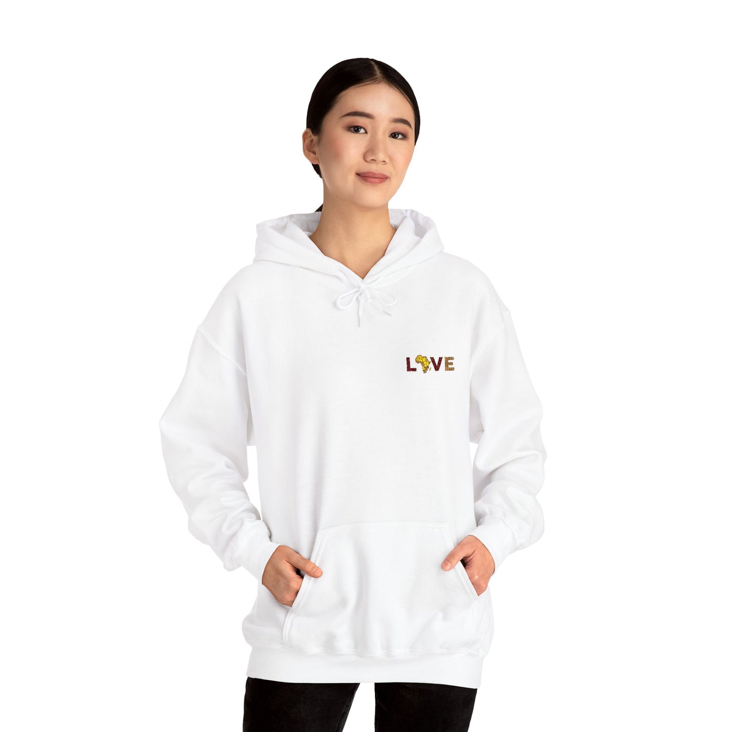 Love Africa Hoodie - Embroidered