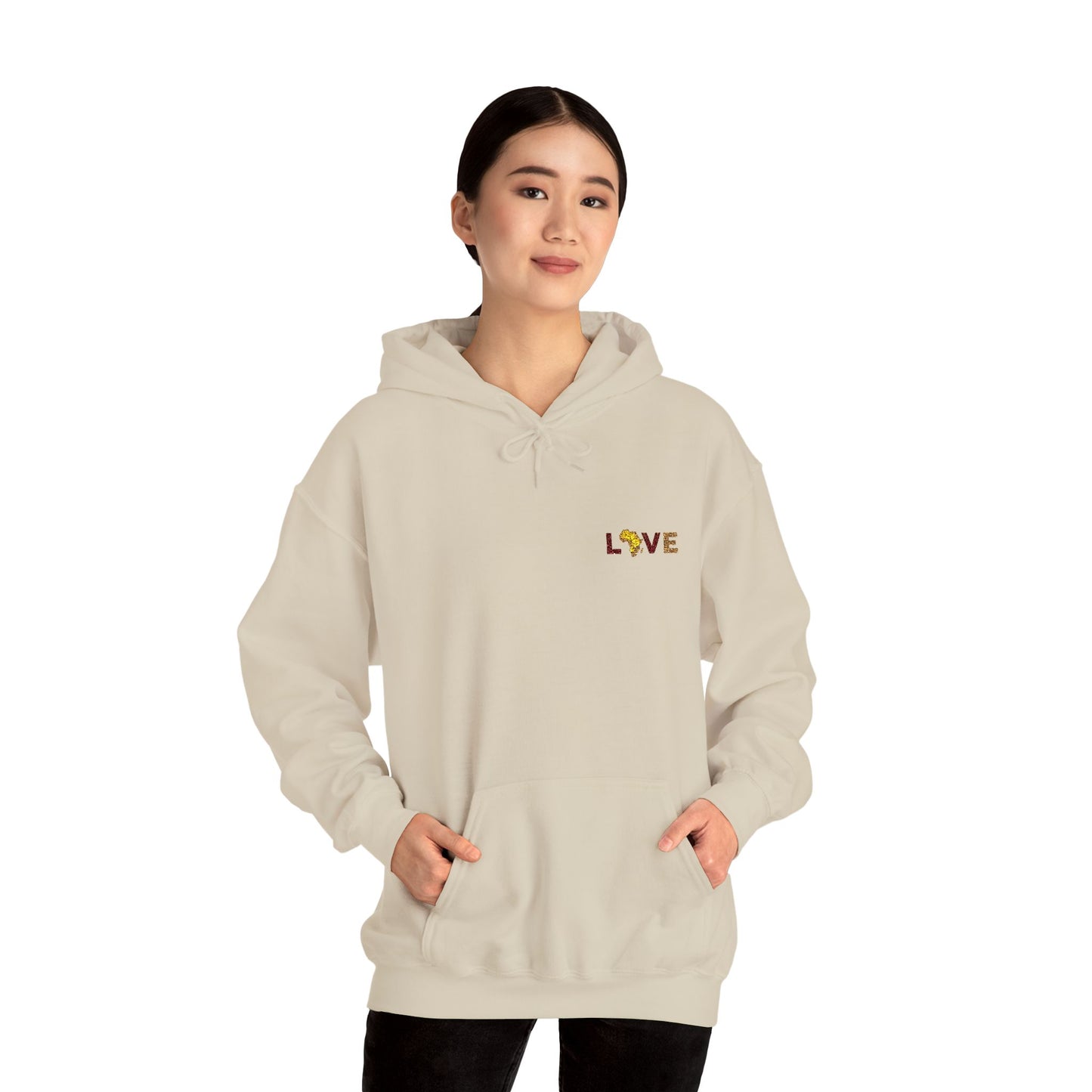 Love Africa Hoodie - Embroidered