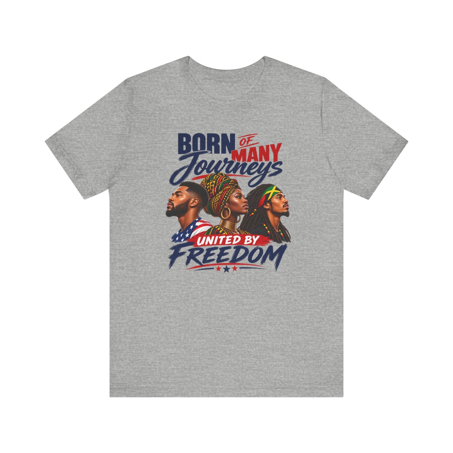 Black Diaspora Tee | African American Heritage Patriotic