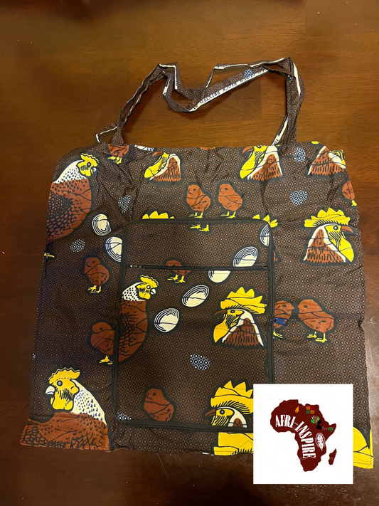 Brown Cloth Reusable Shopping Bag