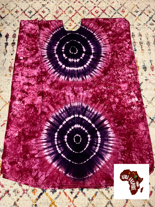 Pink and Purple Tie Die Dress