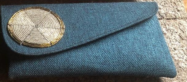 Handmade Raffia Clutch