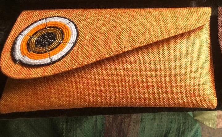 Handmade Raffia Clutch
